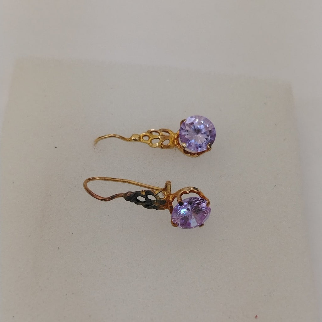ARETES PAR ORO 8 K 1.9 GRMS (SEMINUEVO)