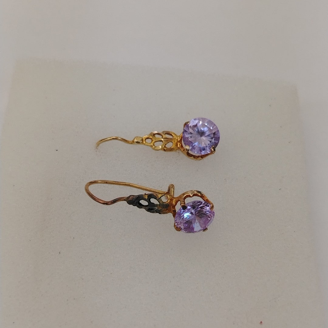 ARETES PAR ORO 8 K 1.9 GRMS (SEMINUEVO)
