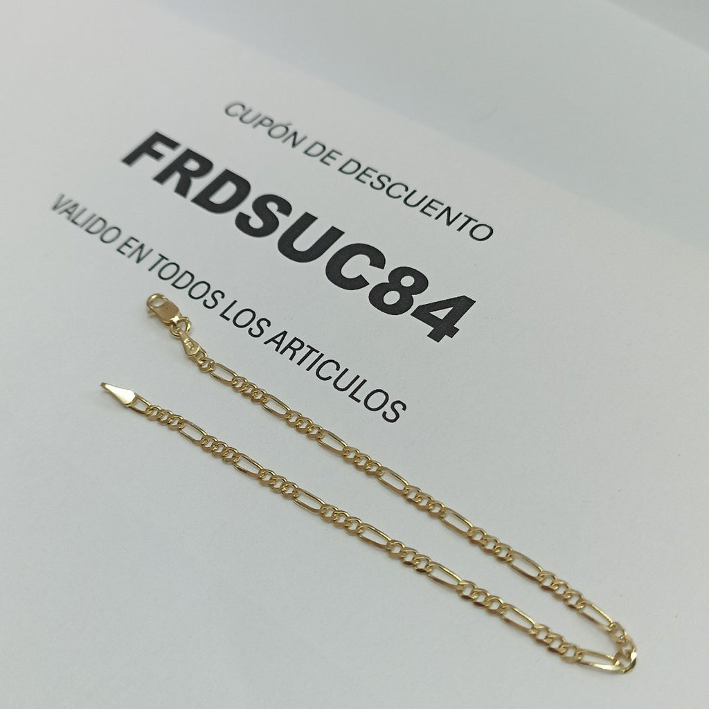 PULSERA 3X1 14K 18 CM 2 GR (NUEVO)