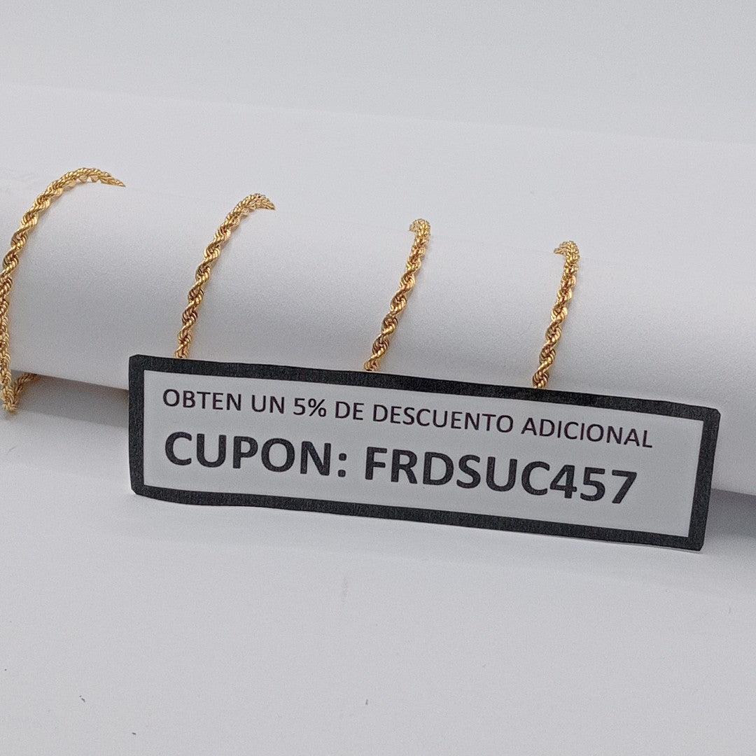 CADENA ORO 10 K 1.9 GRMS (SEMINUEVO)