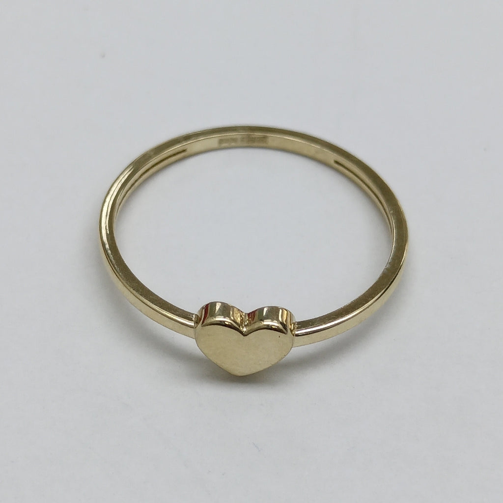 ANILLOS ANILLITO FIG CORAZON 10K TALLA 9 1.2 GR (NUEVO)
