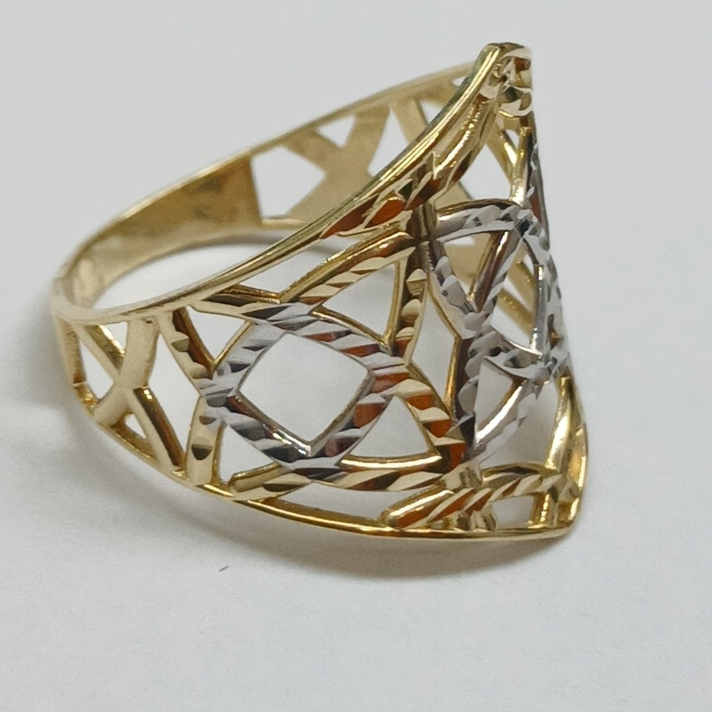 ANILLOS CON ESTRELLA CELTA 14K TALLA 6.5 2.2 GR (NUEVO)