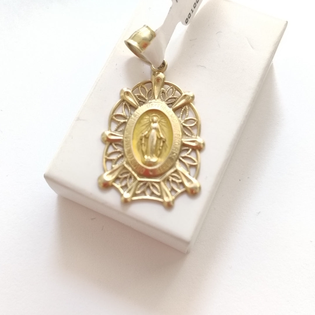MEDALLA RELIGIOSA ORO 14 K 3.2 GRMS (SEMINUEVO)