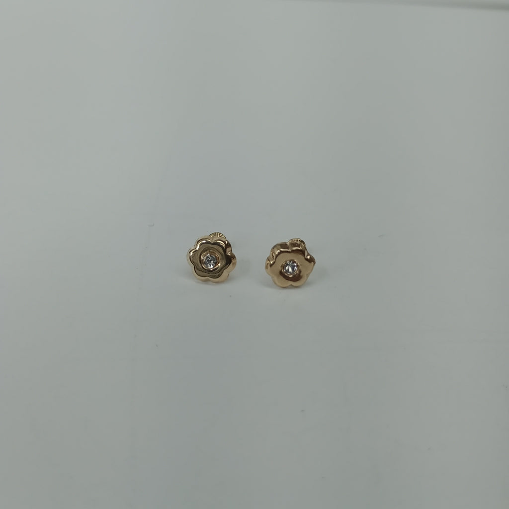 BROQUELES BROQUEL FIG FLOR C CIRCONIA 14K 0.2581 GR (NUEVO)