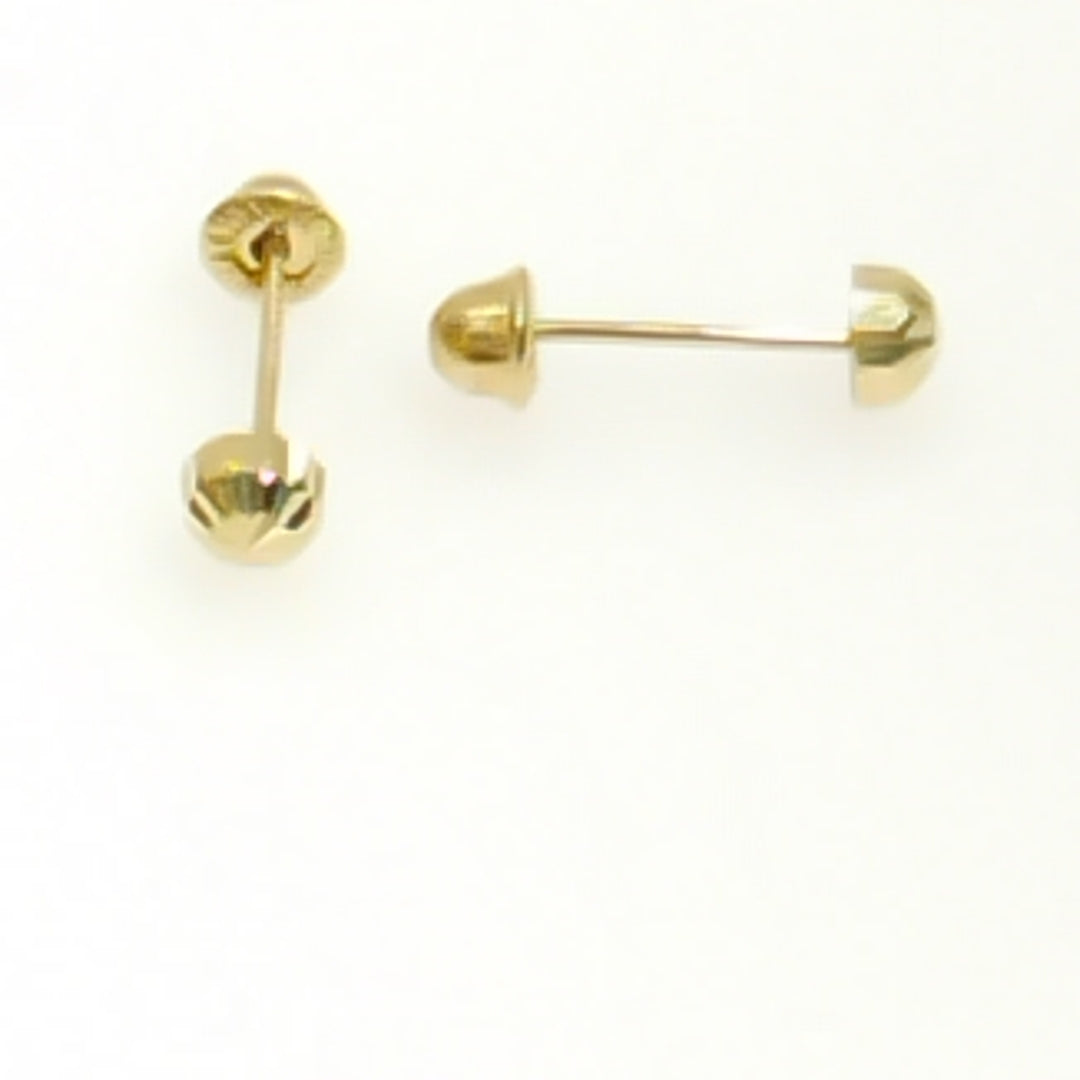 BROQUELES BROQUEL FIG HONGO 14K 0.17 GR (NUEVO)