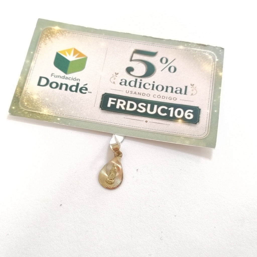 MEDALLA RELIGIOSA ORO 10 K 0.6 GRMS (SEMINUEVO)