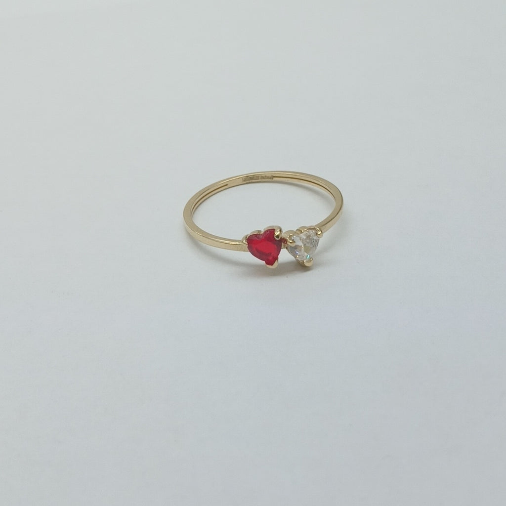 ANILLOS C PIEDRAS COLOR 14K TALLA 8 1.12 GR (NUEVO)