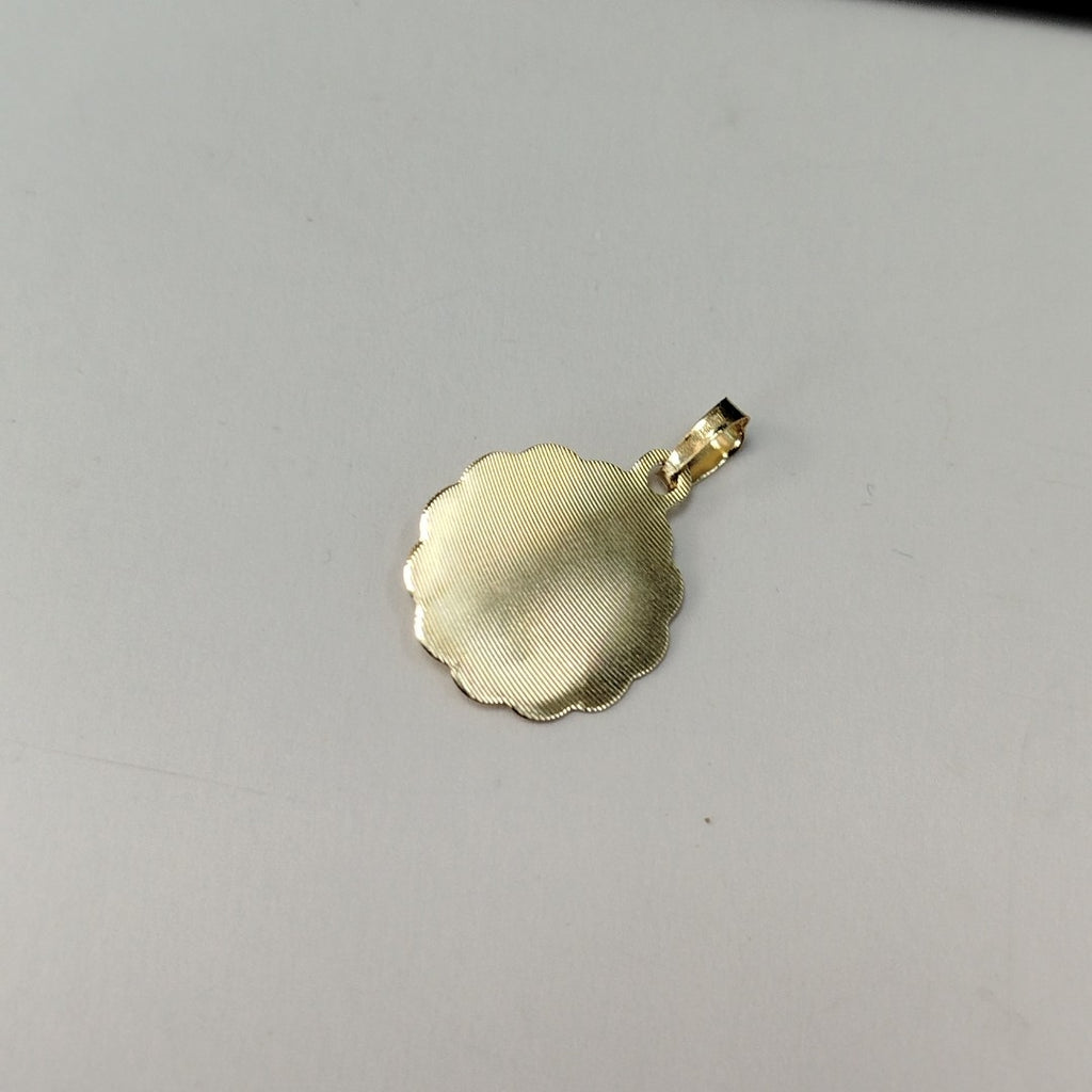 DIJE MEDALLA RELIGIOSA 14K 0.8 GR (NUEVO)