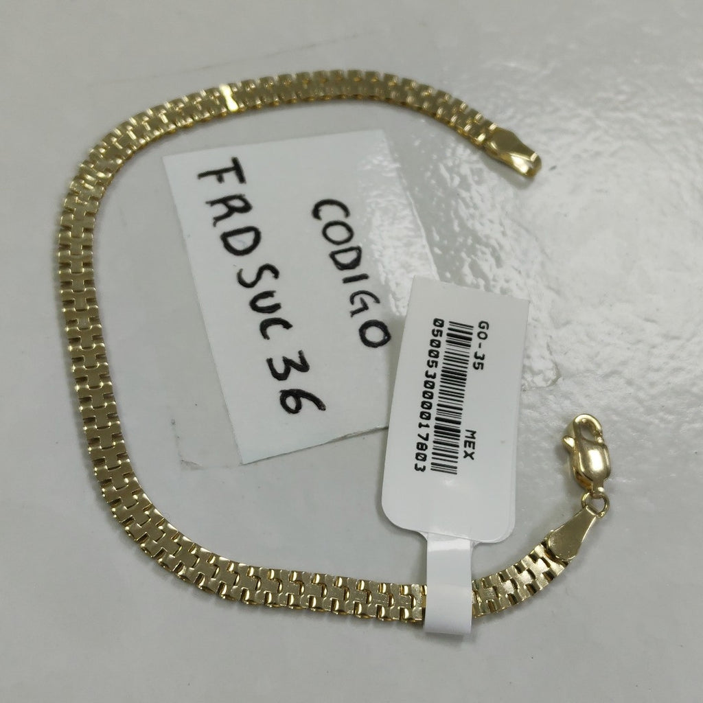PULSERA ESPECIAL 14K 18 CM 4.1 GR (NUEVO)