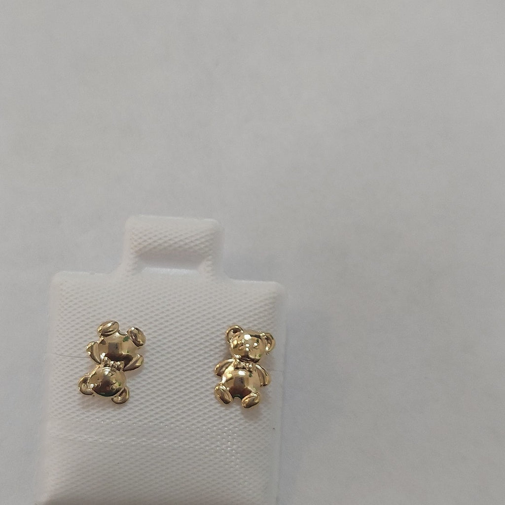 BROQUELES BROQUEL FIG OSO 14K 0.2592 GR (NUEVO)