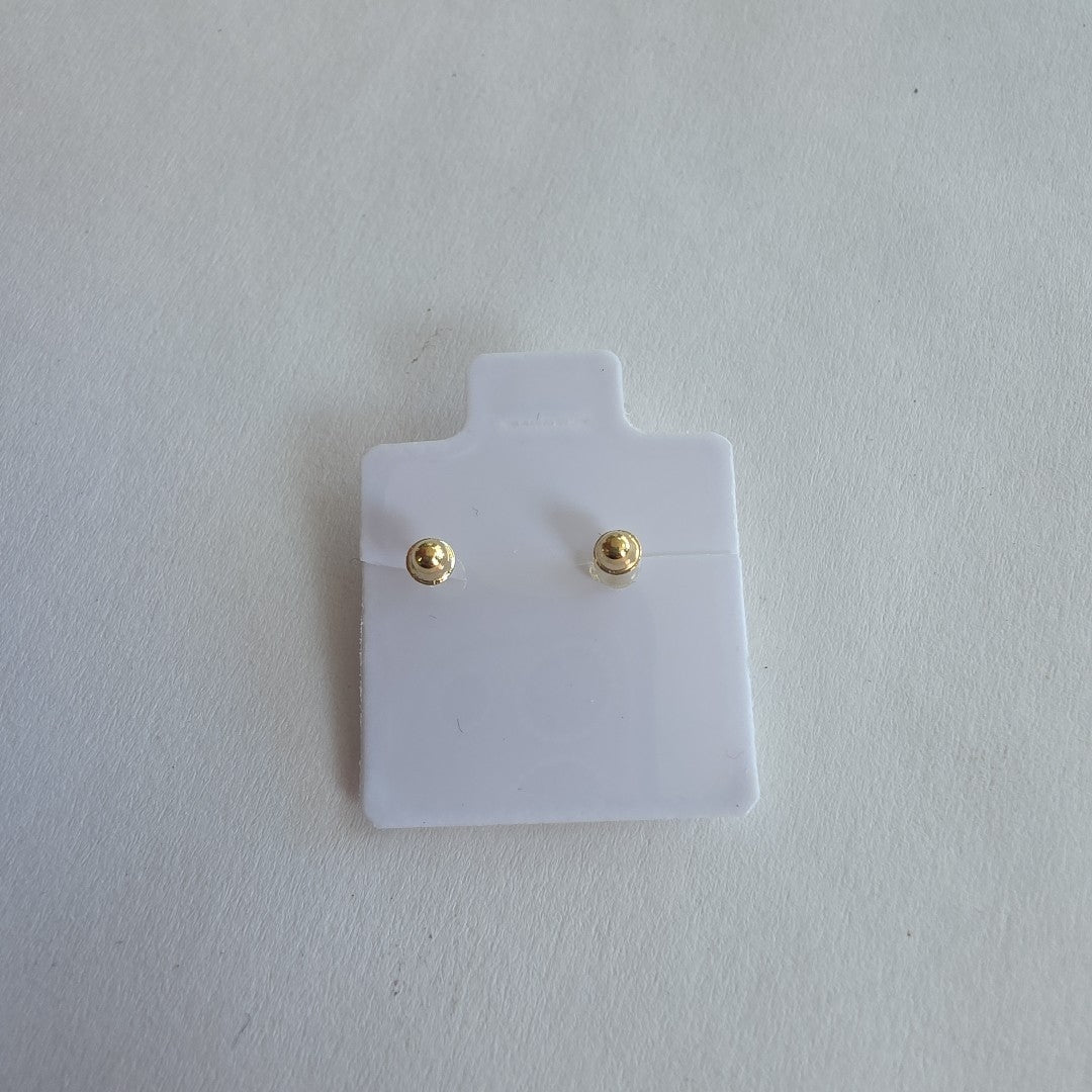 BROQUELES BROQUEL CORAZON DOBLE 14K 0.2171 GR (NUEVO)