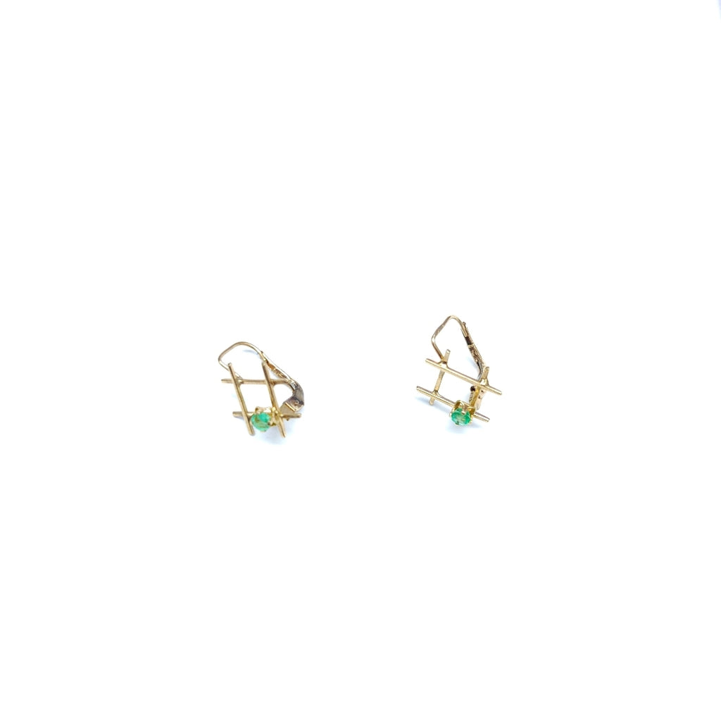 ARETES PAR ORO 10 K 1,10 GRMS (SEMINUEVO)