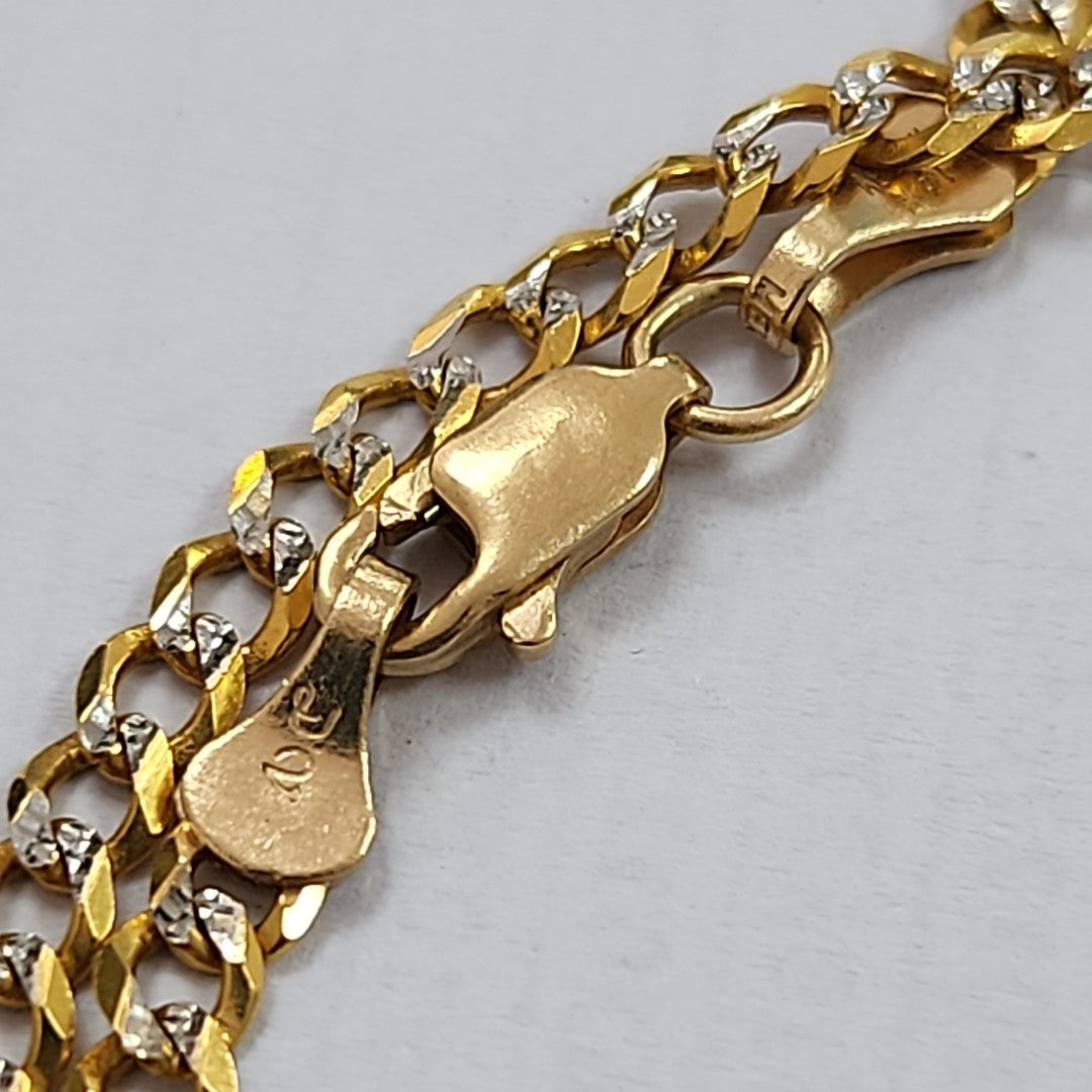 CADENA ORO,RODIADO 14 K 10,70 GRMS (SEMINUEVO)