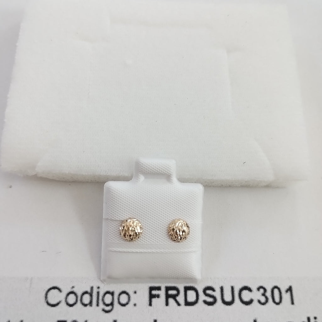 BROQUELES BROQUEL FIG LUNETA 14K 0.2268 GR (NUEVO)