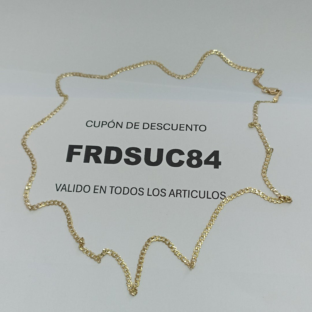 CADENA BARBADA 14K 55 CM 5.1 GR (NUEVO)