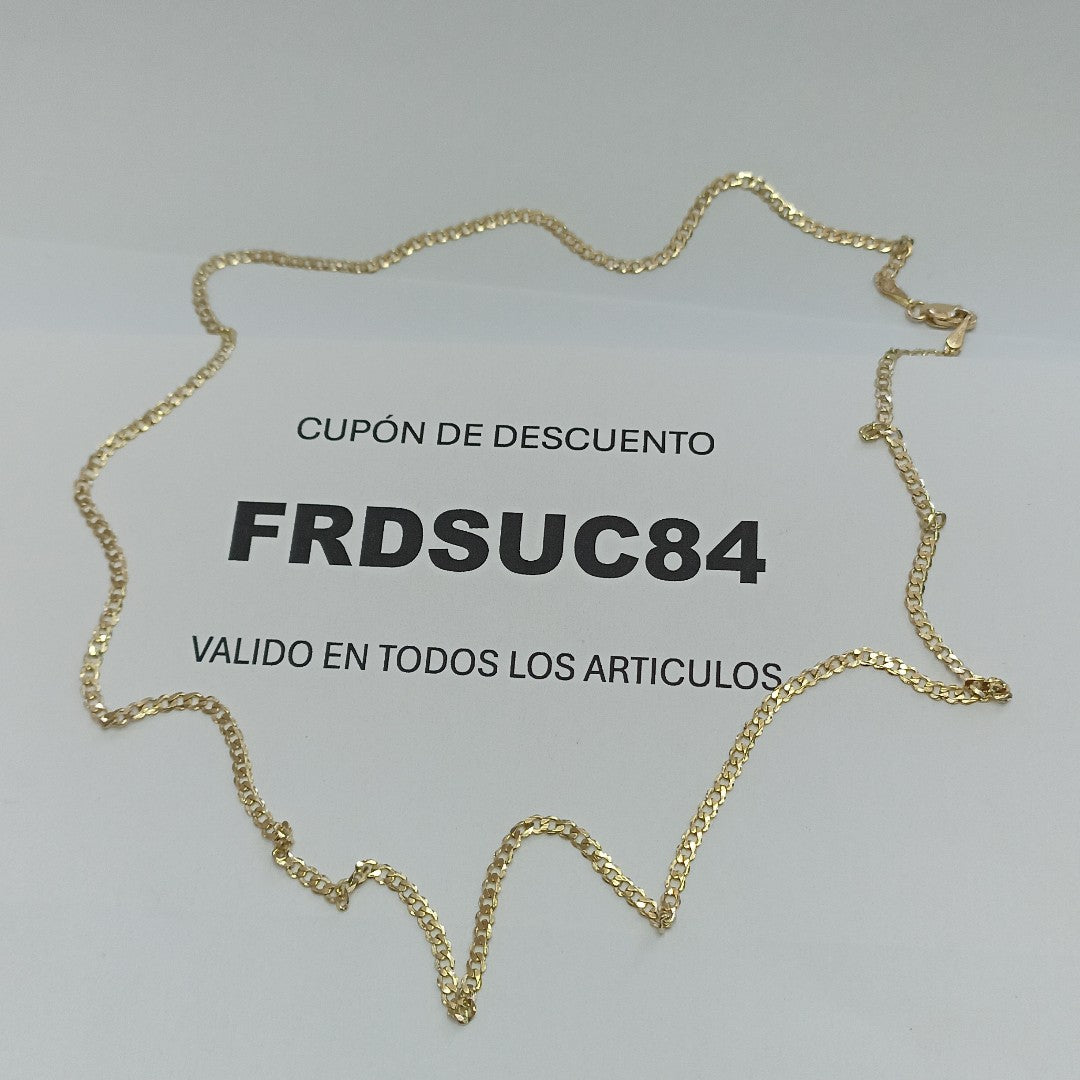 CADENA BARBADA 14K 55 CM 5.1 GR (NUEVO)