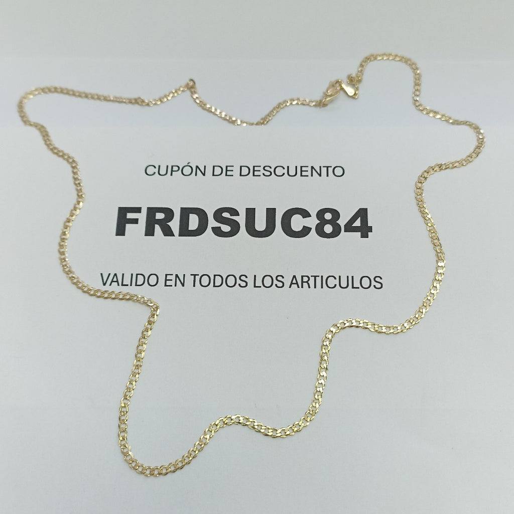 CADENA BARBADA 14K 55 CM 5.1 GR (NUEVO)