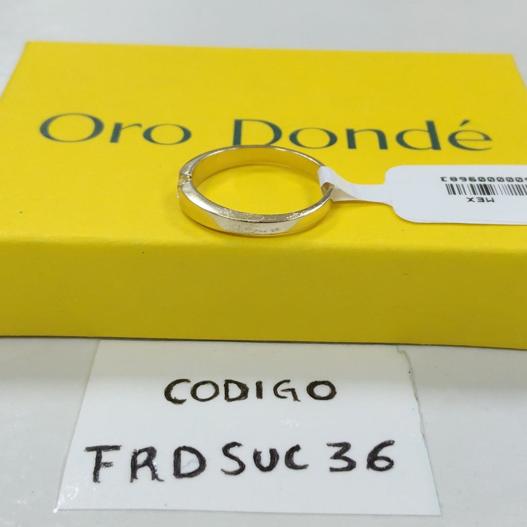ANILLO ANILLITO SOLITARIO C CIRCONIA 14K 8 TALLA 2.6 GR (NUEVO)