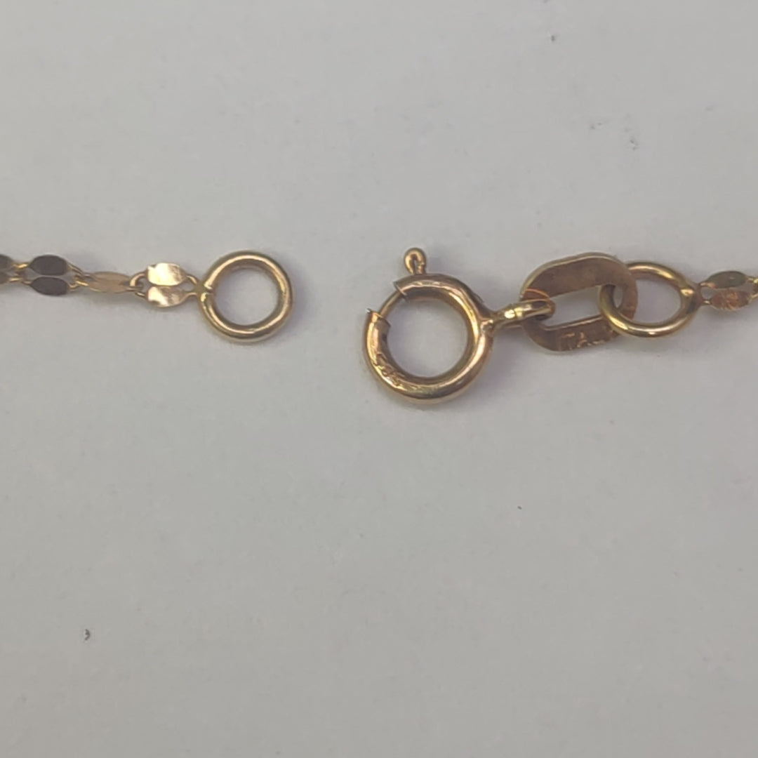 CADENA ORO 14 K 0.6 GRMS (SEMINUEVO)