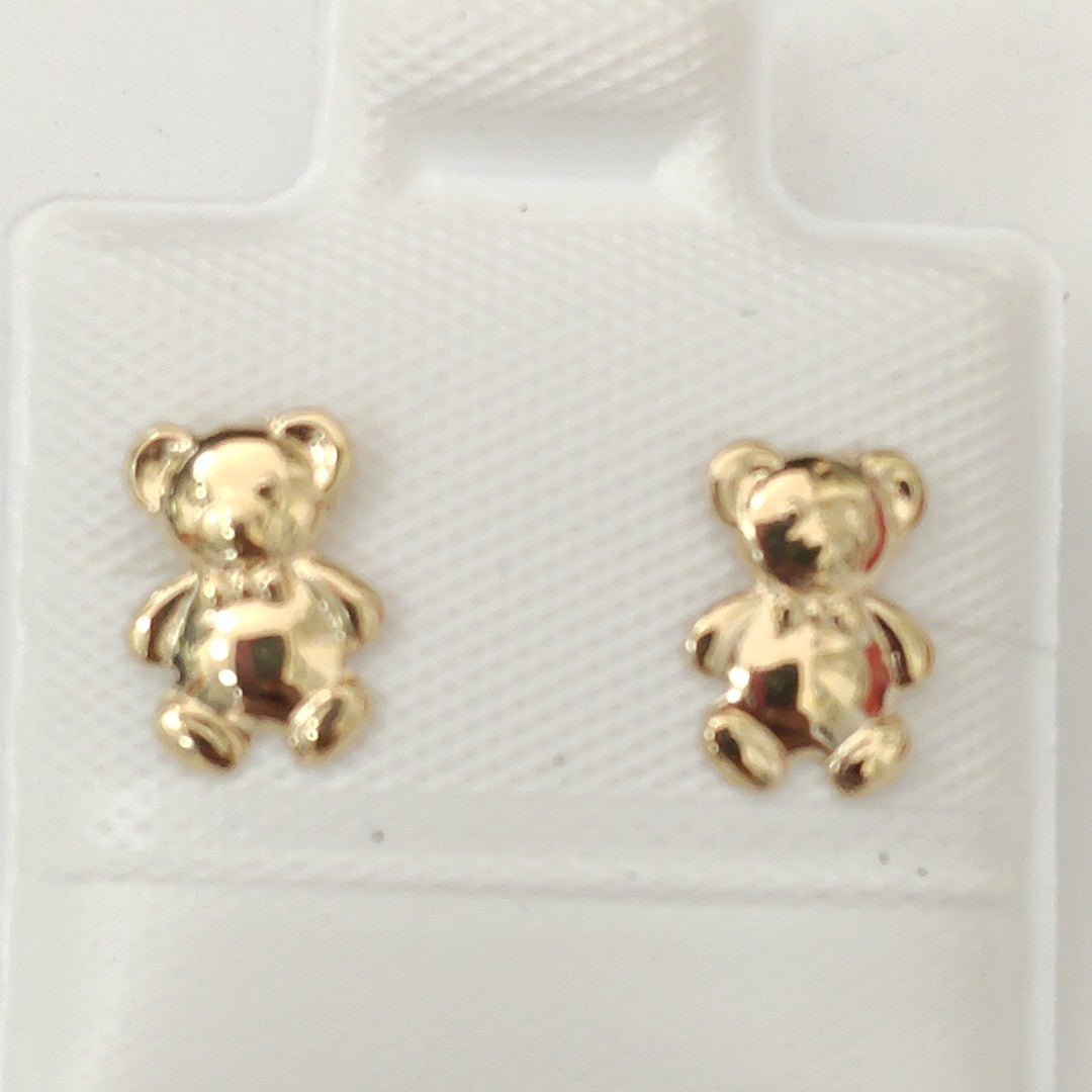 BROQUELES BROQUEL FIG OSO 14K 0.2592 GR (NUEVO)