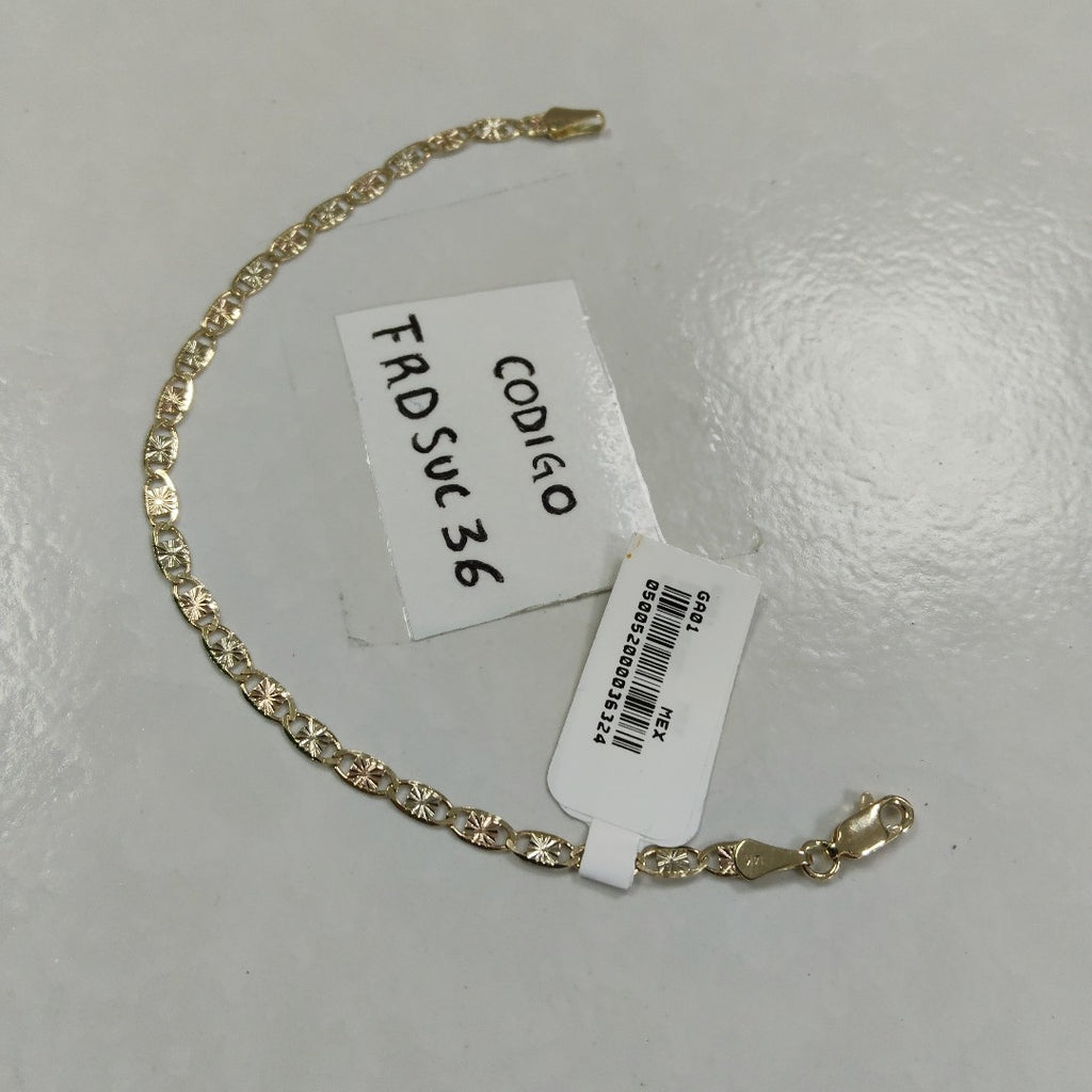 PULSERA GUCHI 14K 18 CM 3 GR (NUEVO)
