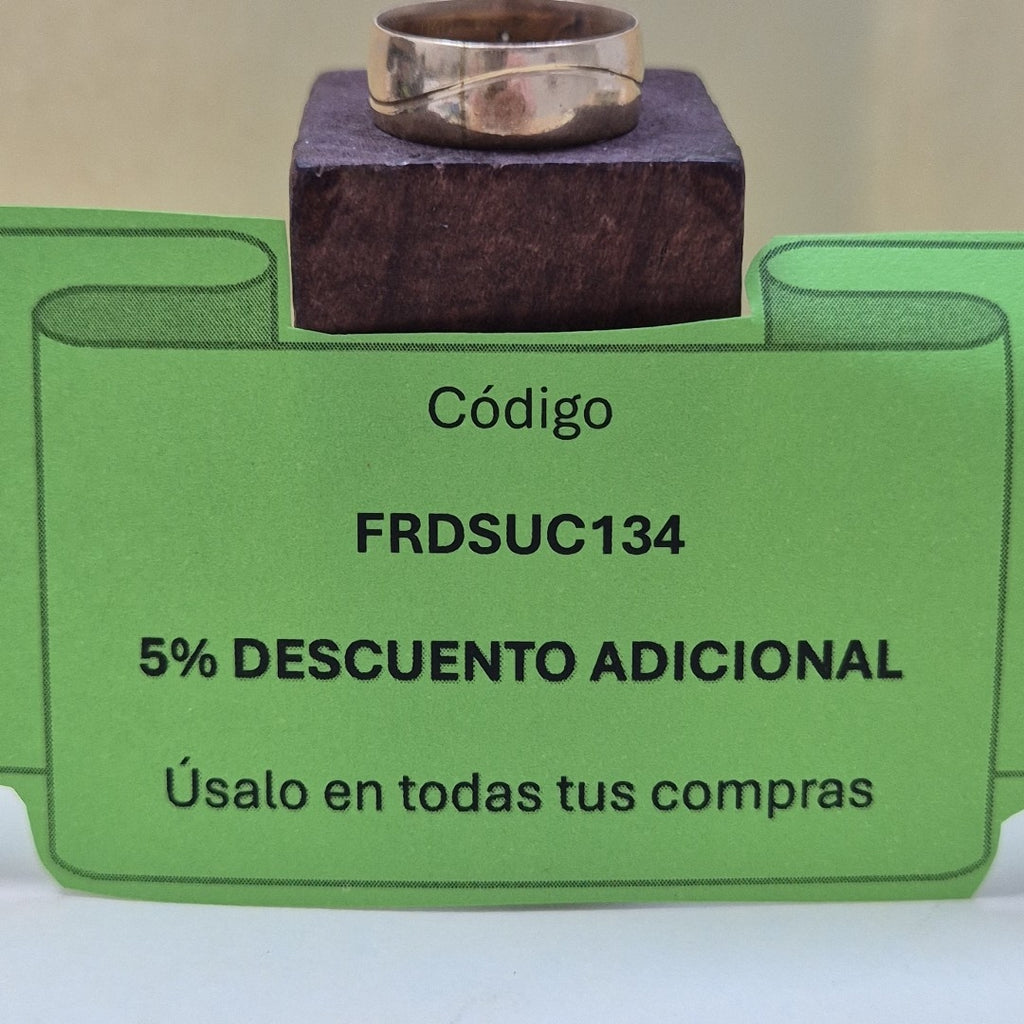 ARGOLLA ORO 14 K 4 GRMS (SEMINUEVO)