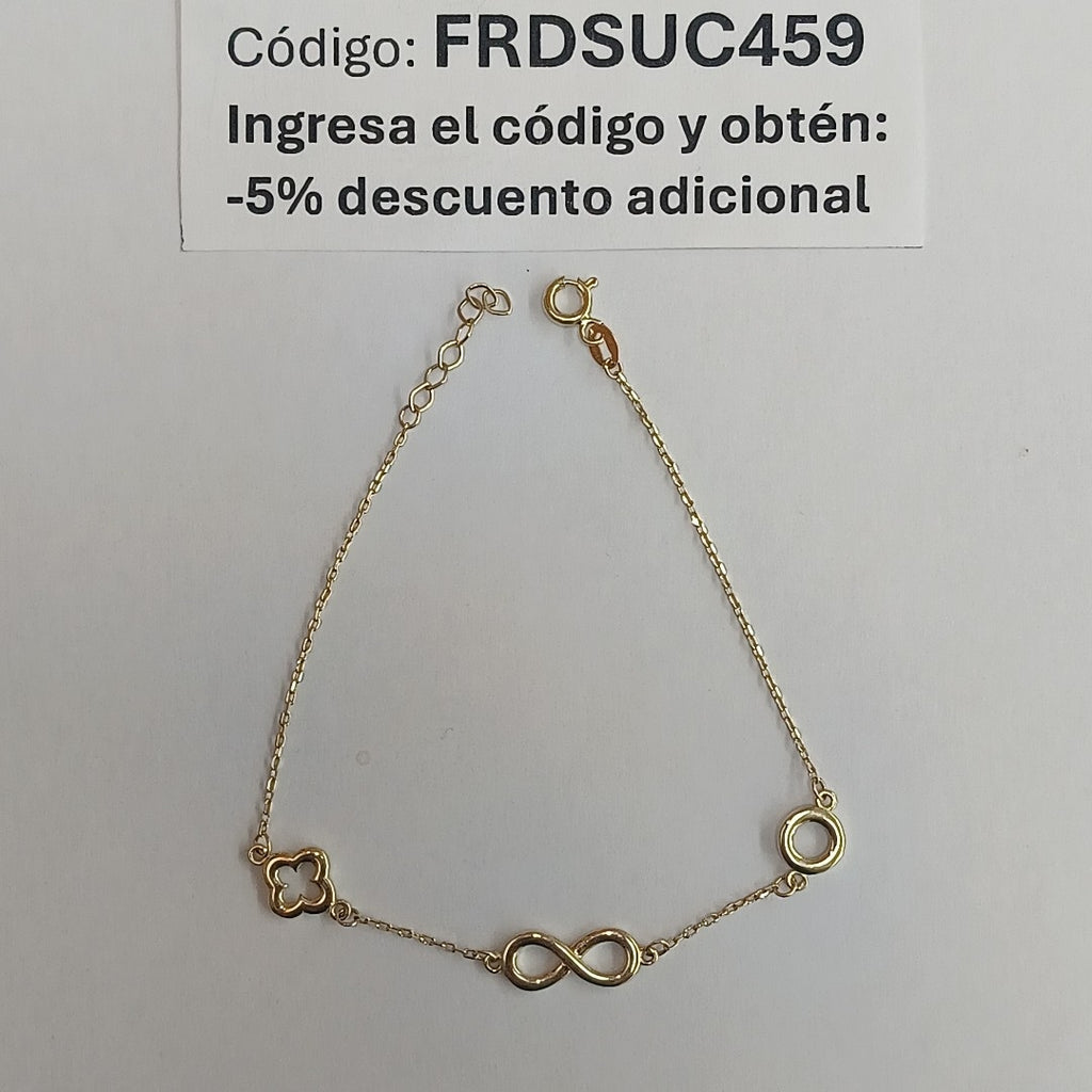 PULSERAS DAMA ORO 14K 1.5 (NUEVO)