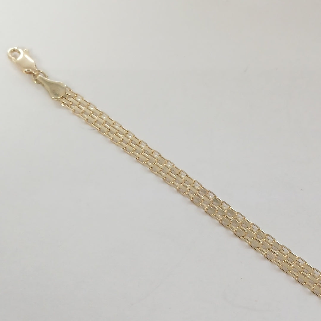 PULSERA ESPECIAL 10K 21 CM 4.5 GR (NUEVO)