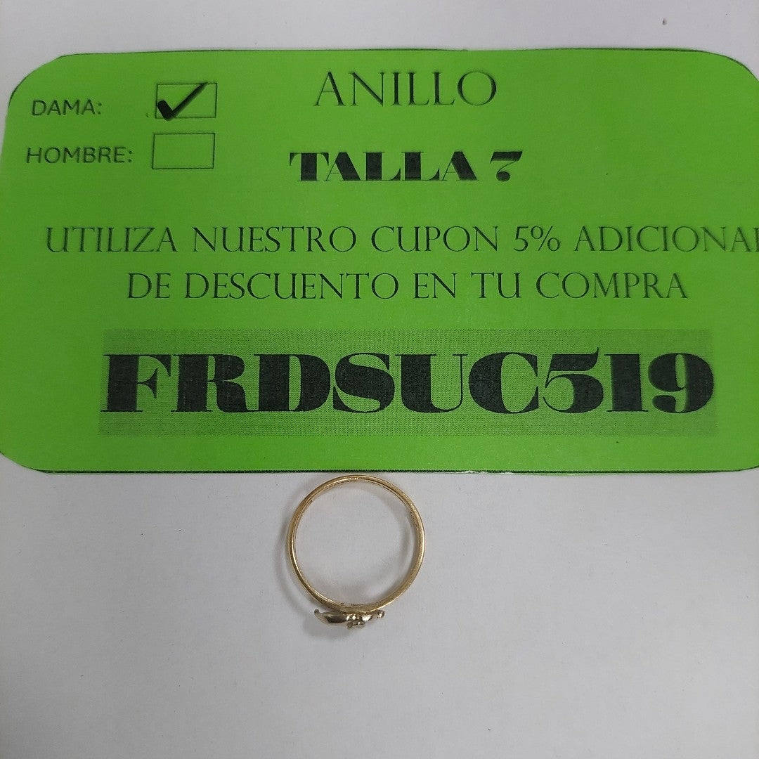 ANILLITO ORO 14 K 2.1 GRMS (SEMINUEVO)