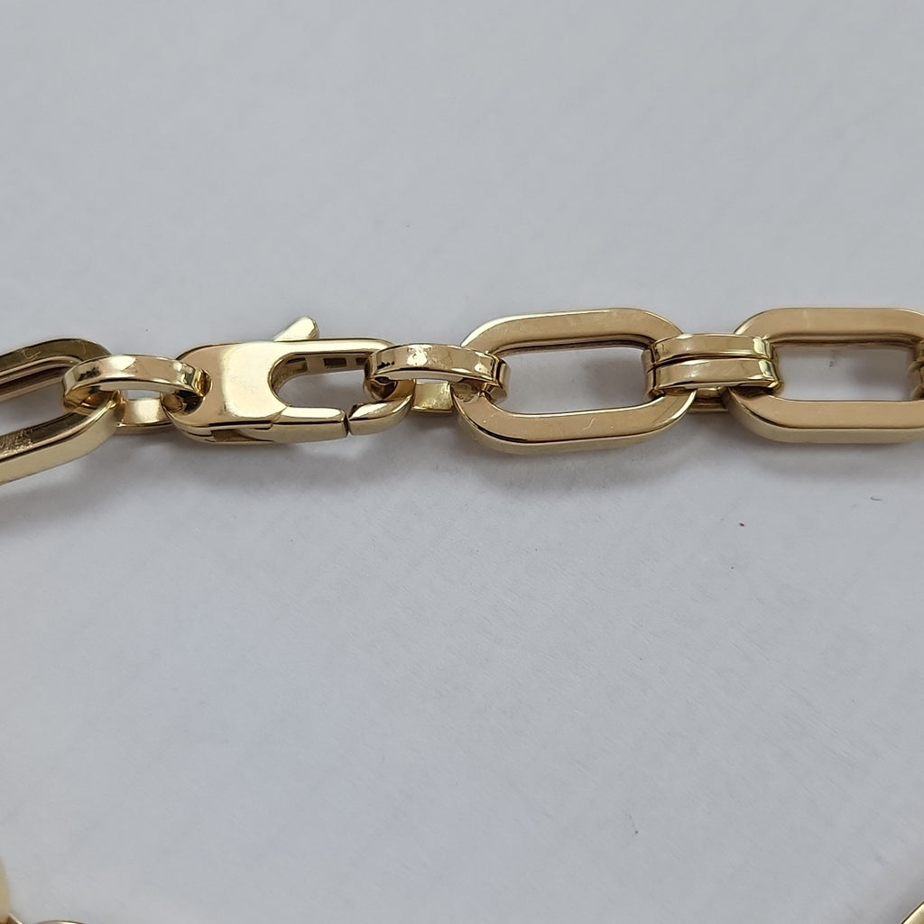 PULSERAS CABALLERO ORO 14K 9.1 (NUEVO)