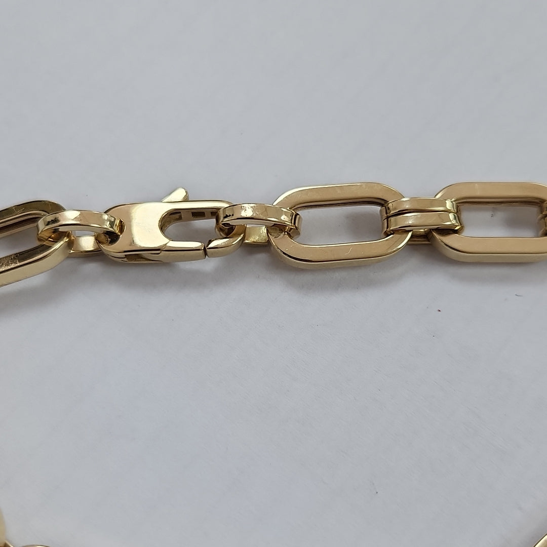 PULSERAS CABALLERO ORO 14K 9.1 (NUEVO)