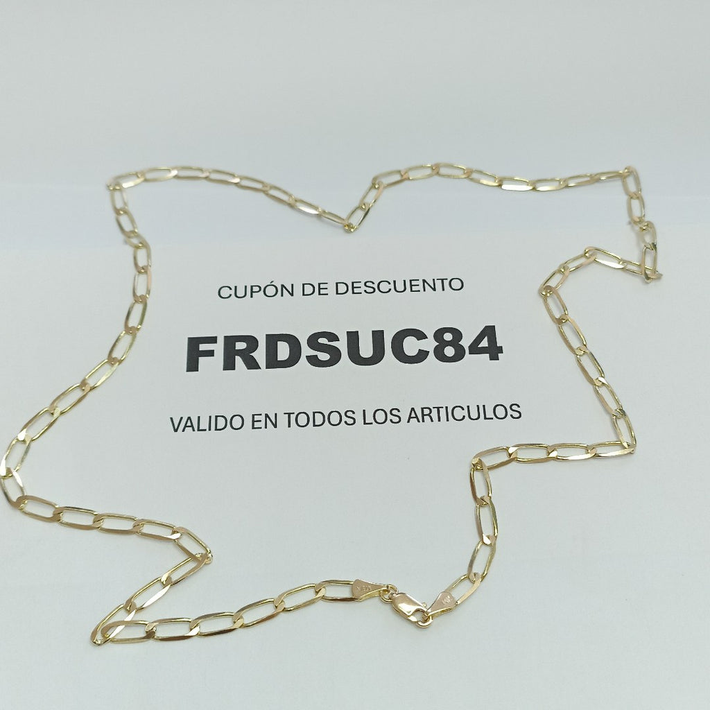 CADENA ESLABON 14K 60 CM 11.7 GR (NUEVO)