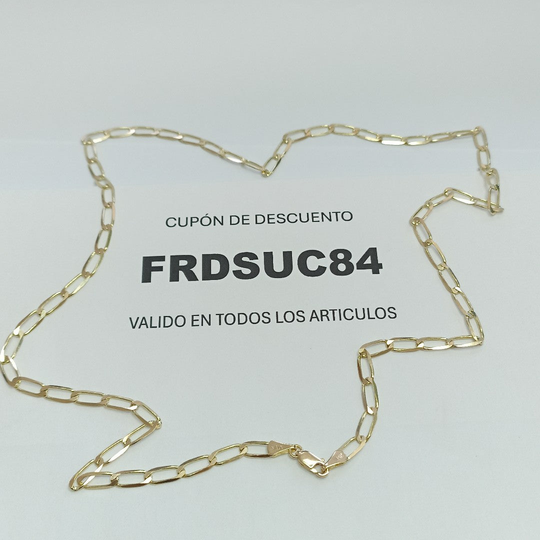 CADENA ESLABON 14K 60 CM 11.7 GR (NUEVO)