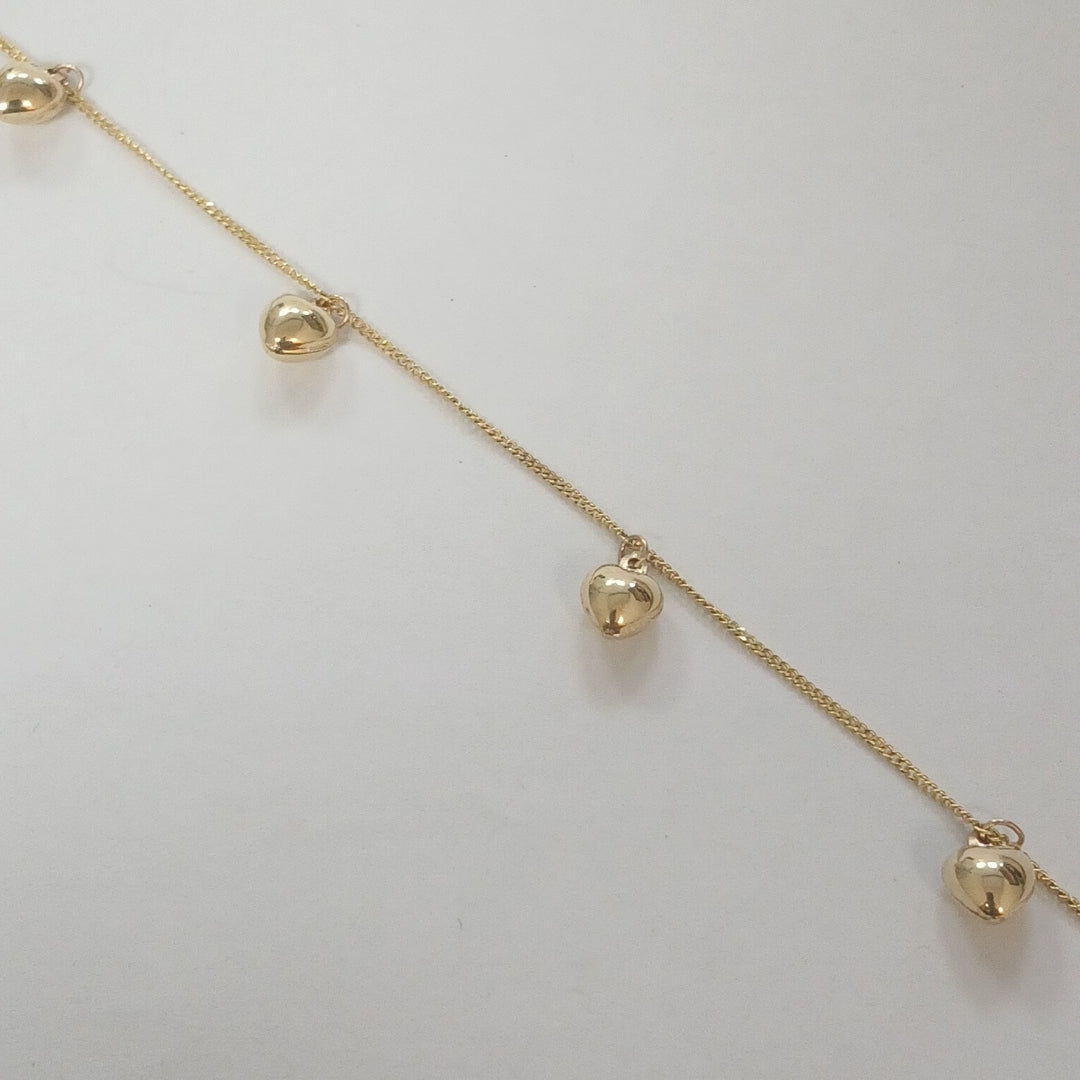 PULSERA ESPECIAL DIJES 10K 18 CM 1.7 GR (NUEVO)