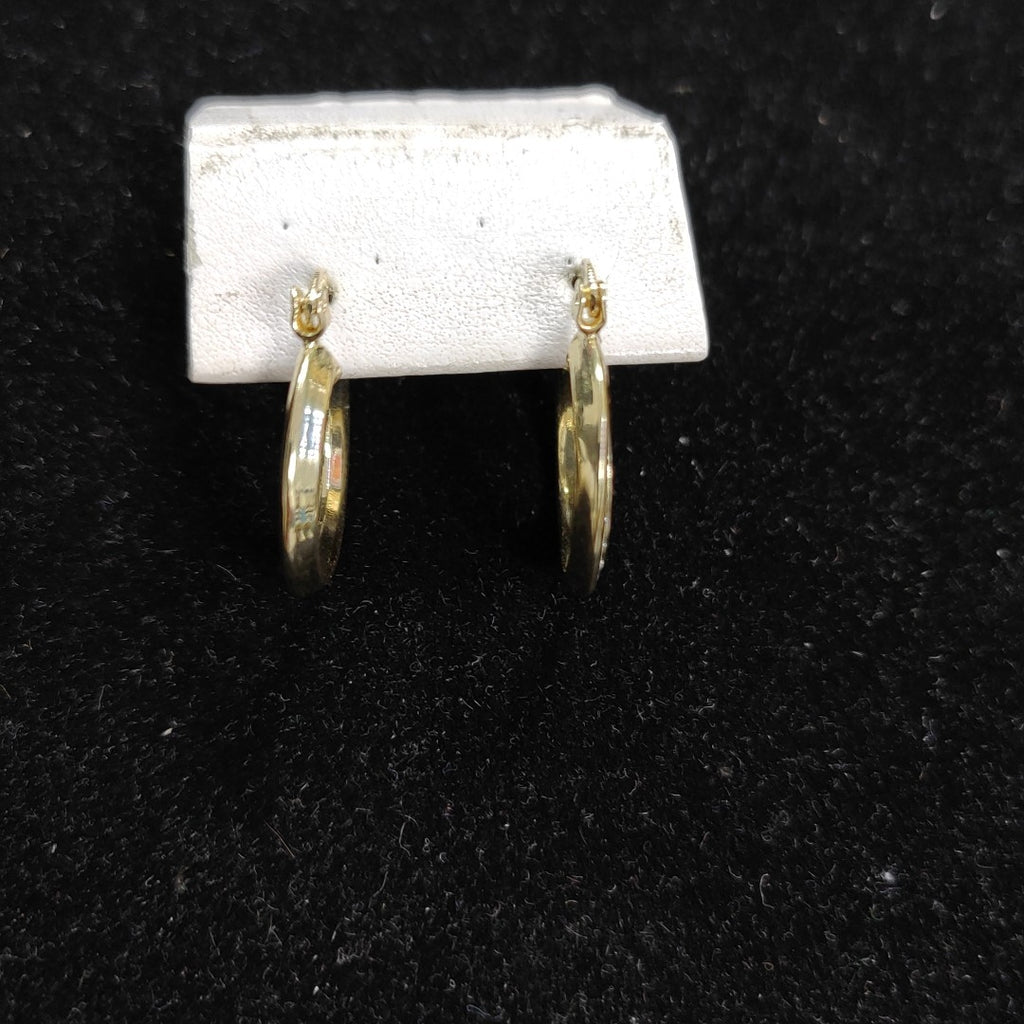 ARETES ARRACADAS CON CIRCONIAS 14K 2.4 GR (NUEVO)