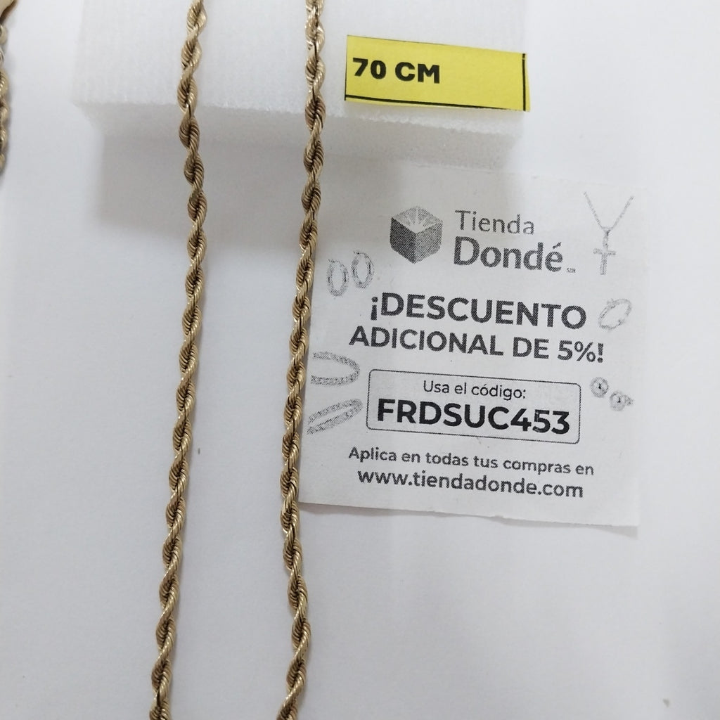CADENA ORO 10 K 10 GRMS (SEMINUEVO)