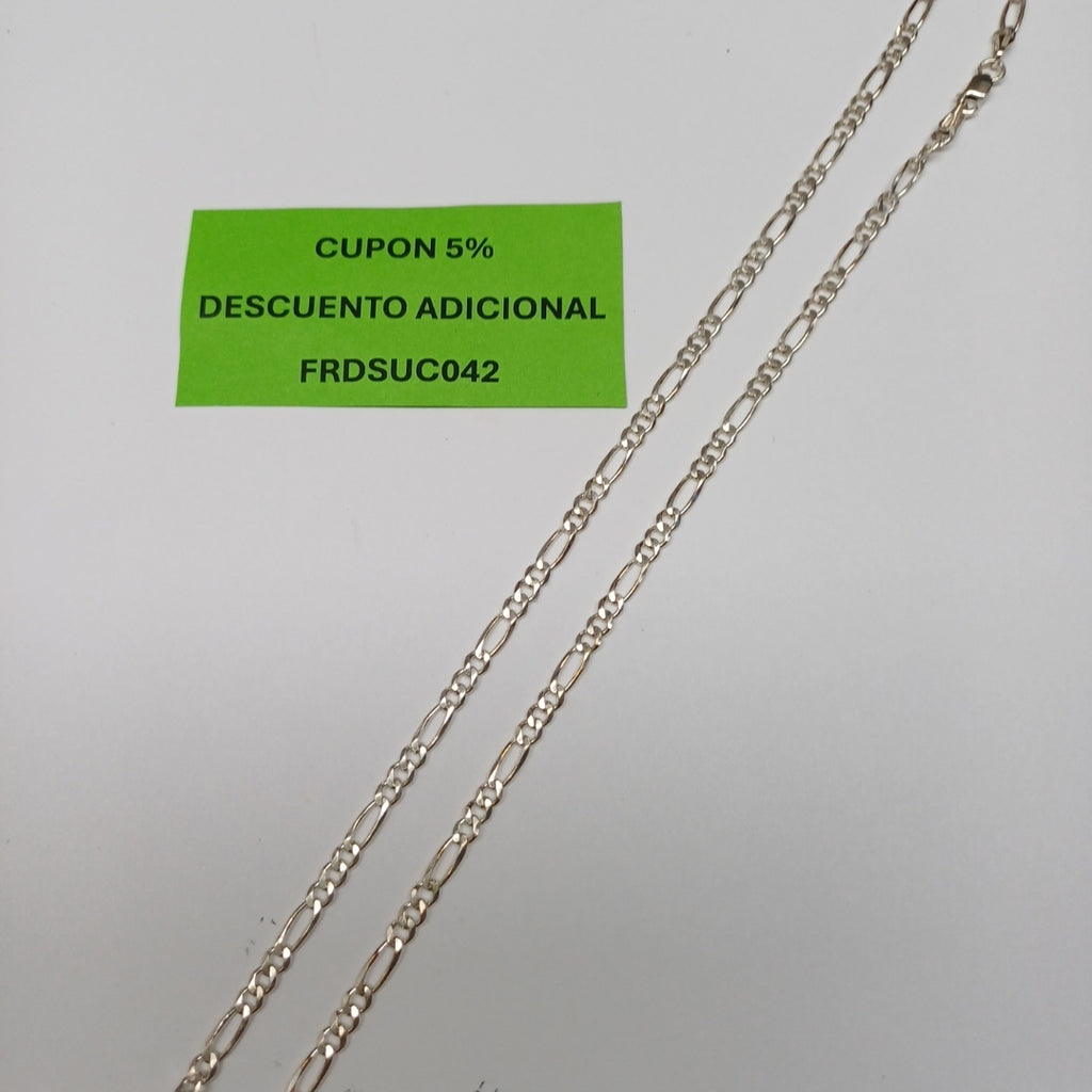 CADENA 3X1 PLATA .925 50 CM 7.02 GR (NUEVO)