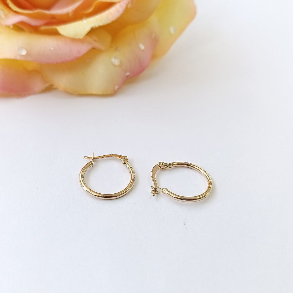 ARETES ARRACADAS 14K 1.2 GR (NUEVO)