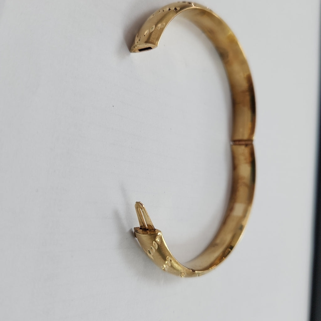 PULSERA RIGIDA ORO 14 K 14,50 GRMS (SEMINUEVO)
