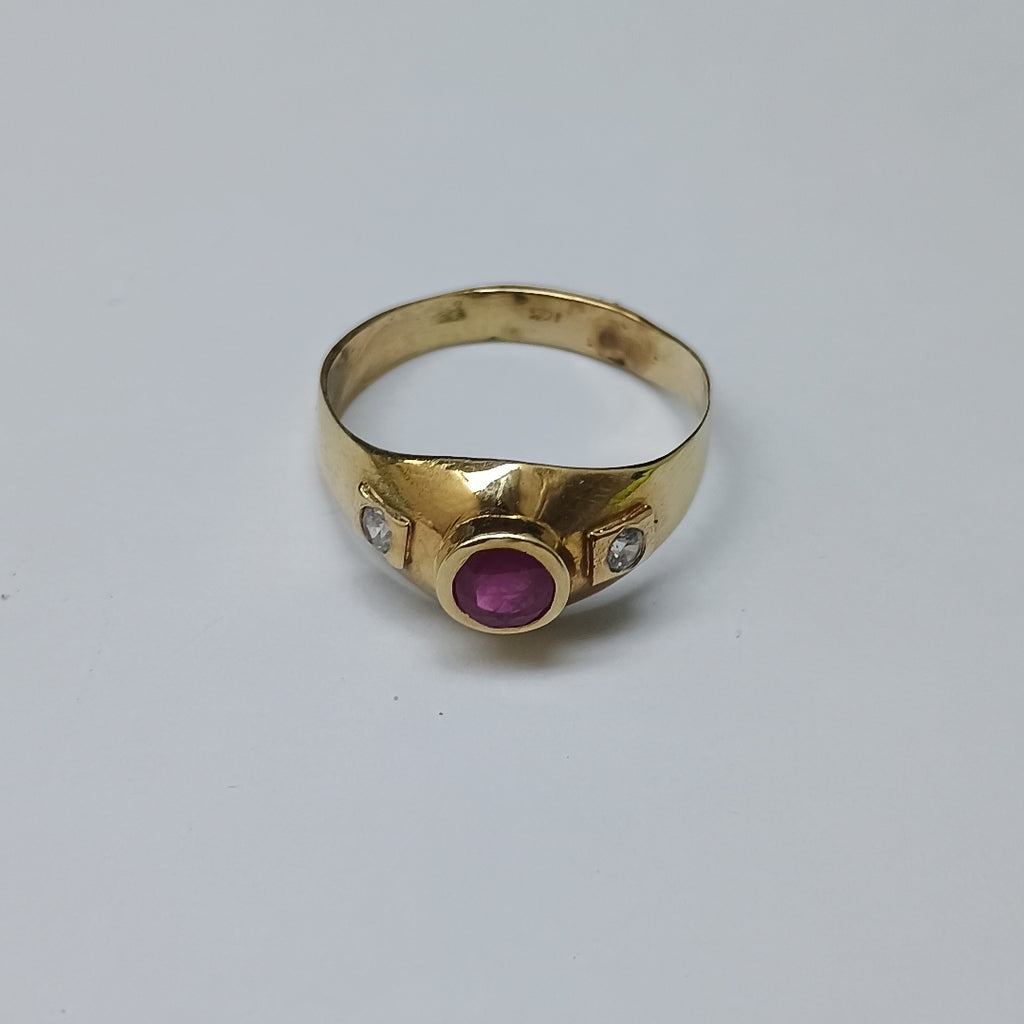 ANILLO ORO 14 K 3.1 GRMS (SEMINUEVO)