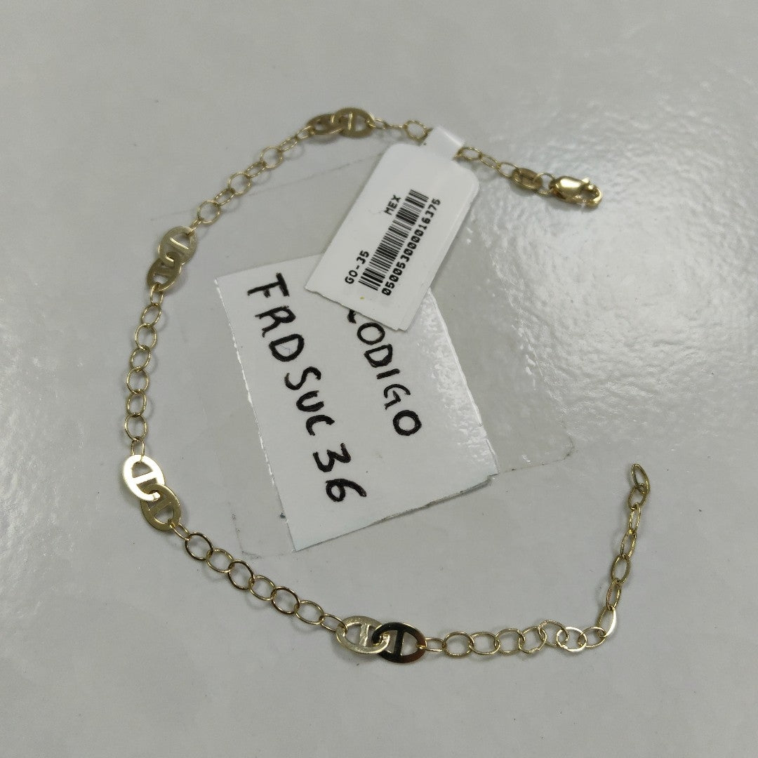 PULSERA ESPECIAL 14K 21 CM 1.8 GR (NUEVO)