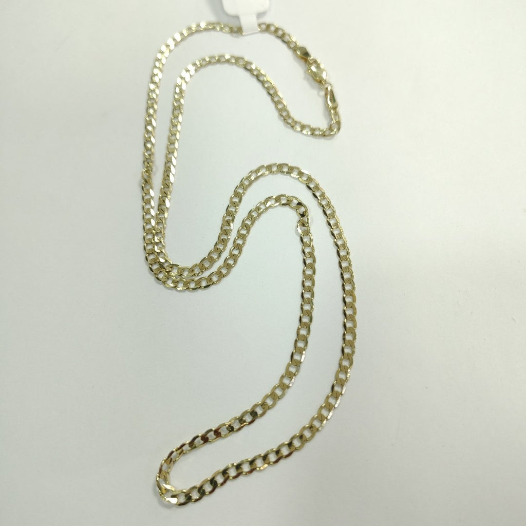 CADENA TEJIDO BARBADA 14K 60 CM 8.7 GR (NUEVO)