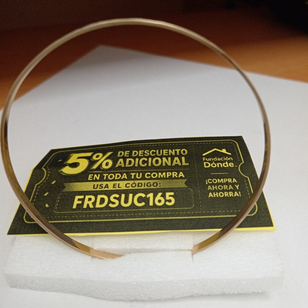 PULSERA RIGIDA ORO 14 K 7 GRMS (SEMINUEVO)