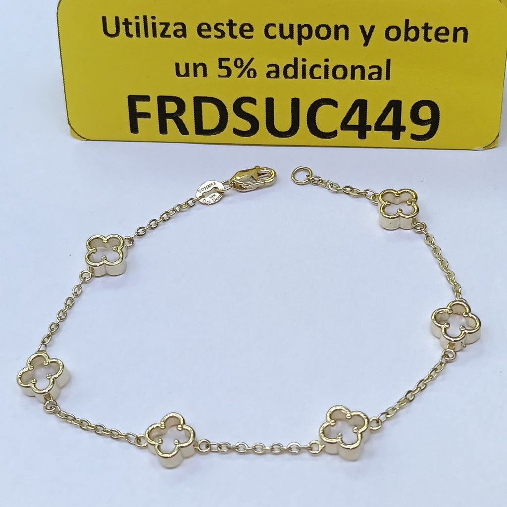 PULSERA ESPECIAL 14K 18 CM 4.3 GR (NUEVO)