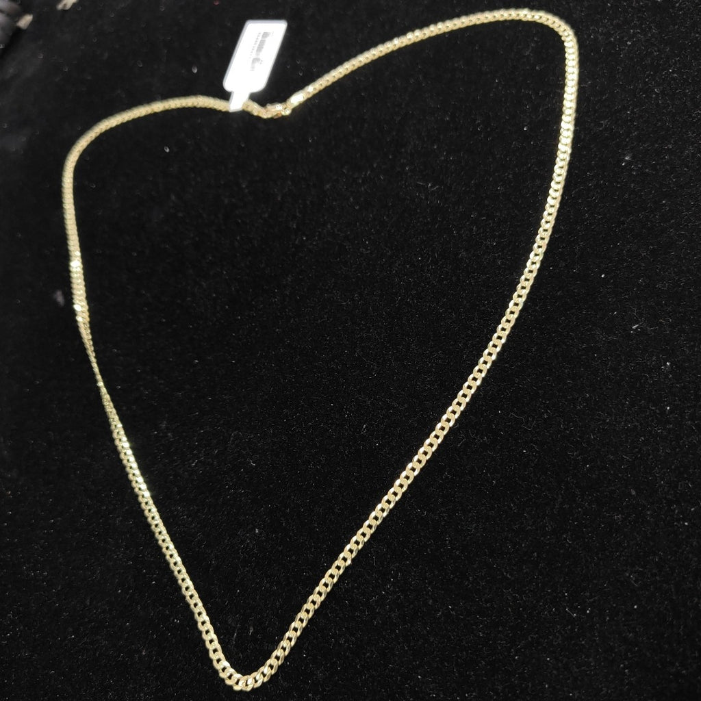 CADENA BARBADA 14K 60 CM 10.5 GR (NUEVO)