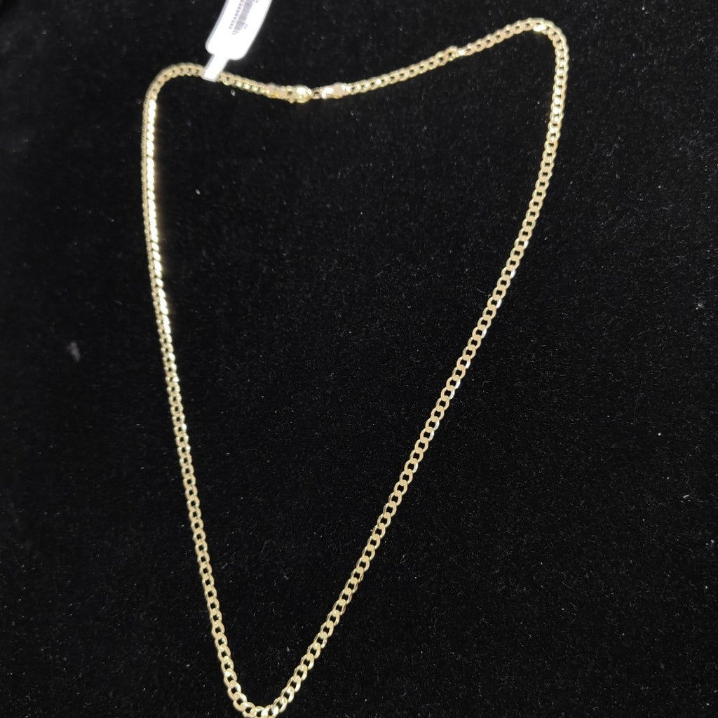 CADENA TEJIDO BARBADA 14K 55 CM 8.2 GR (NUEVO)