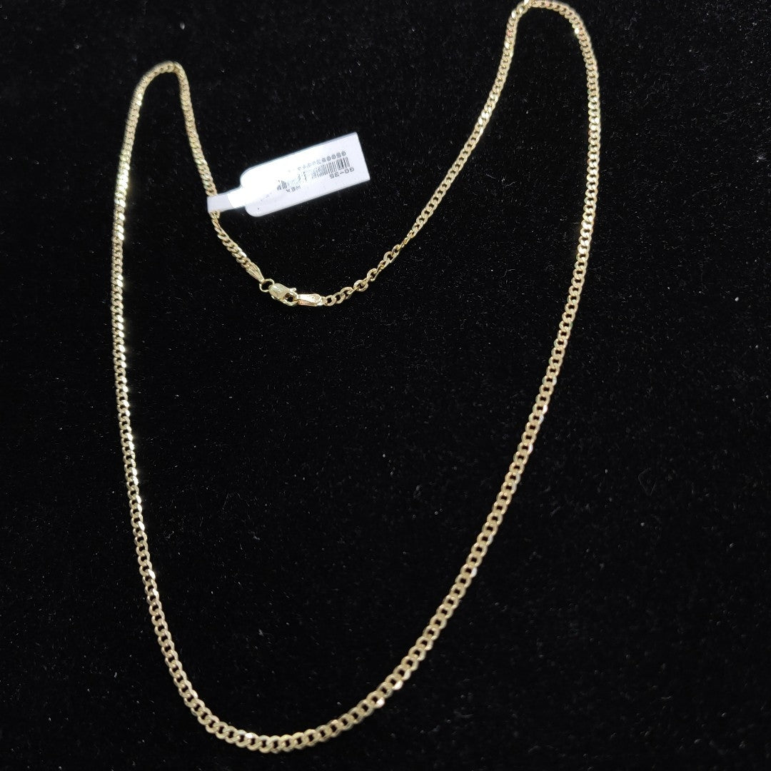 CADENA BARBADA 14K 55 CM 5.9 GR (NUEVO)