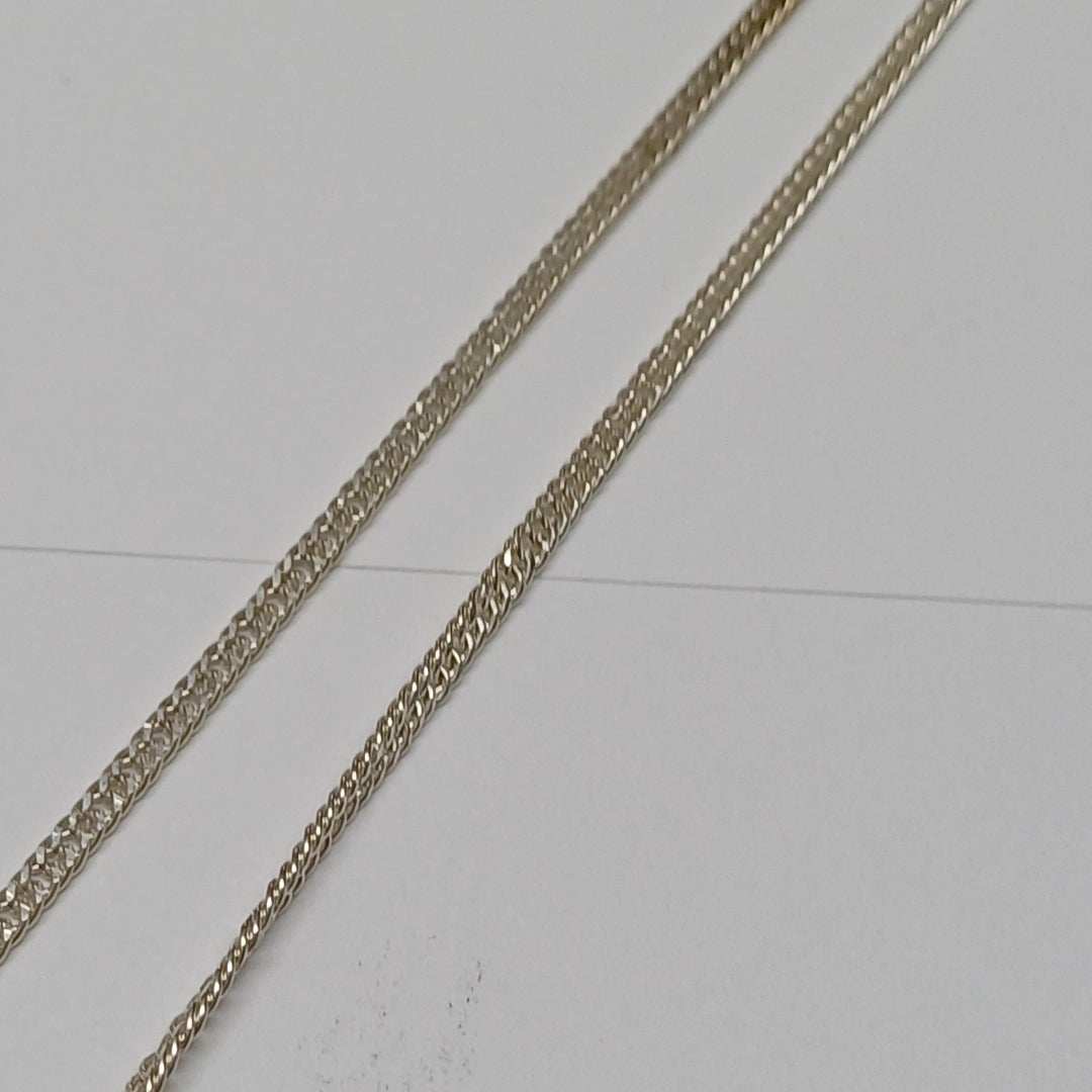 CADENA BARBADA PLATA .925 50 CM 4.22 GR (NUEVO)