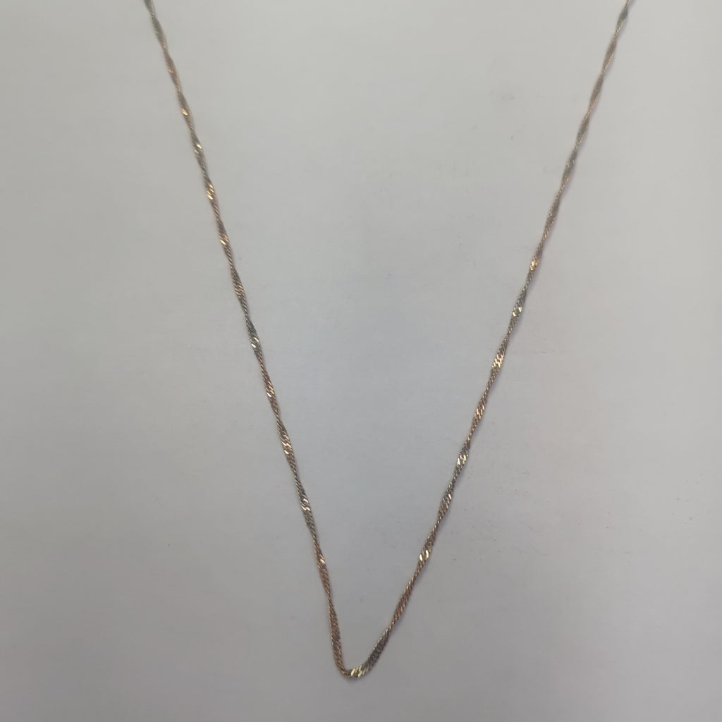 CADENA ORO COMBINADO 14 K 2,70 GRMS (SEMINUEVO)