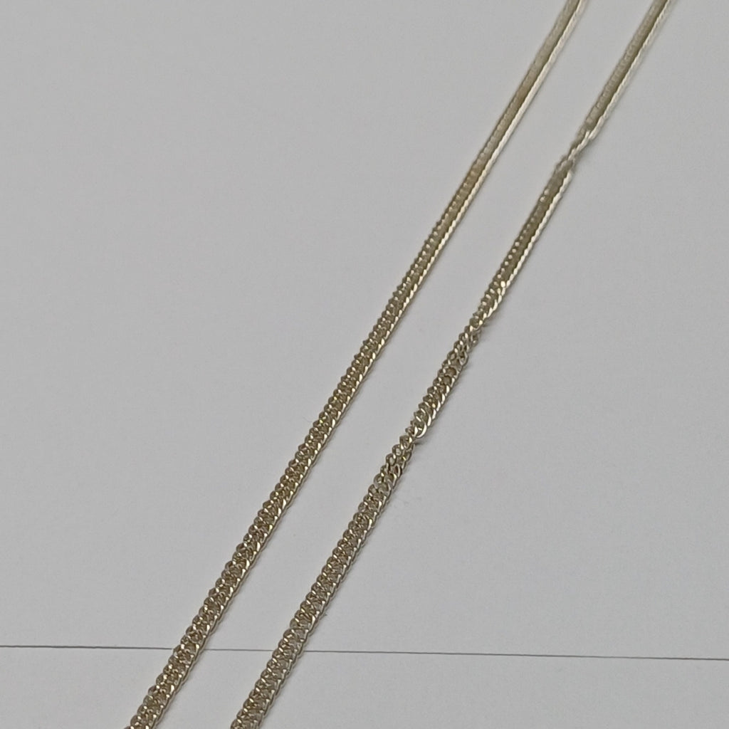 CADENA BARBADA PLATA .925 50 CM 4.22 GR (NUEVO)